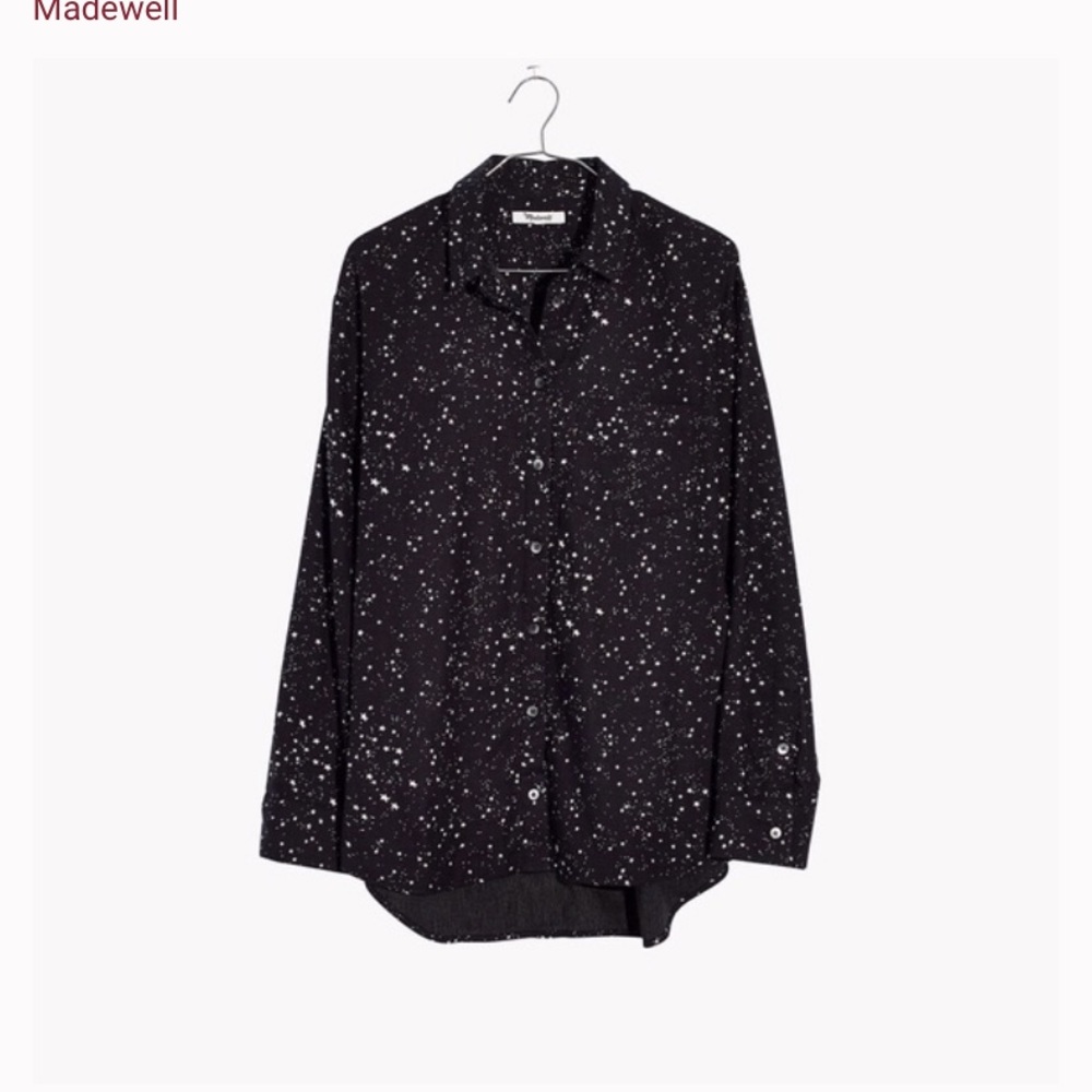 Star speckled Madewell button up